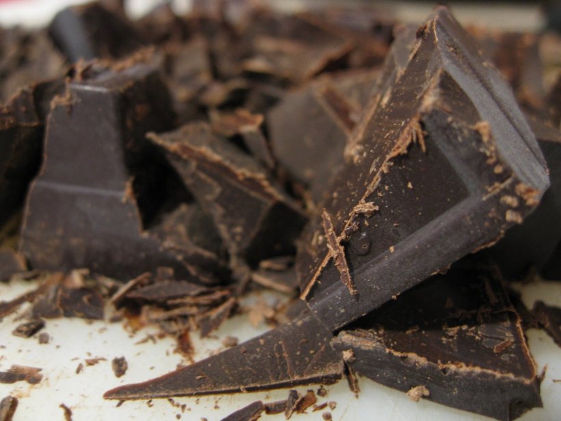 chopped chocolate