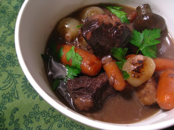 beef stew in red wine sauce