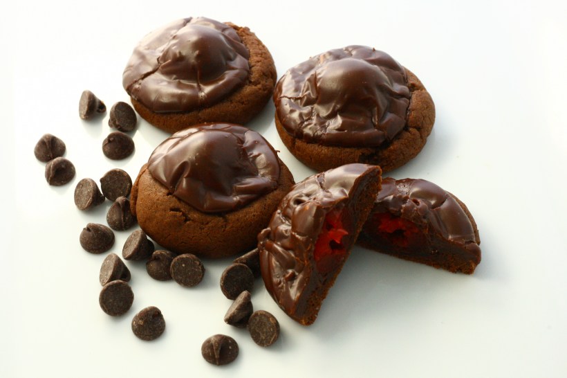chocolate covered cherry cookies