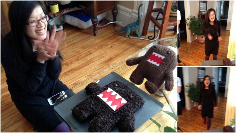 becca & domo cake