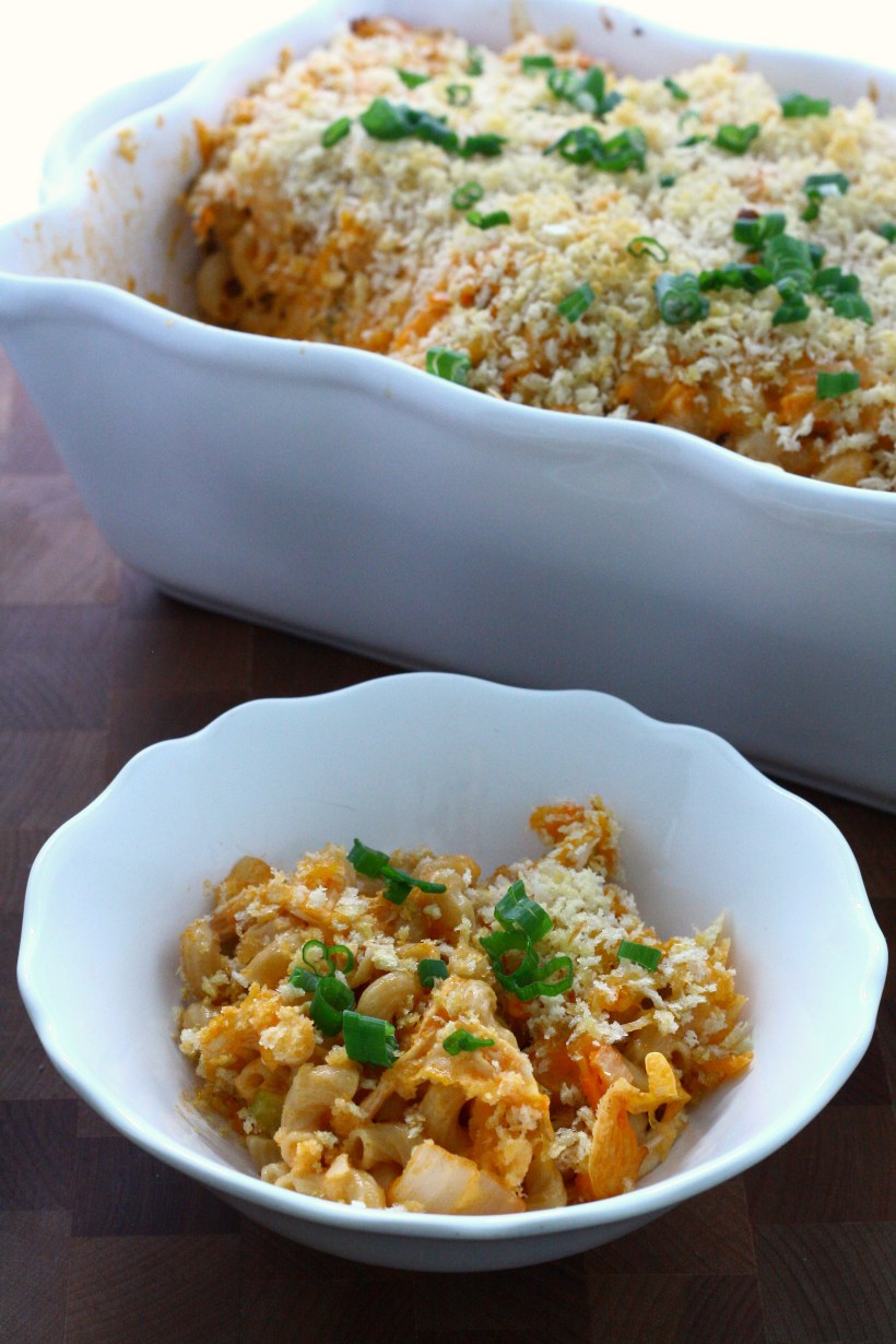 buffalo chicken mac & cheese | doughseedough.net