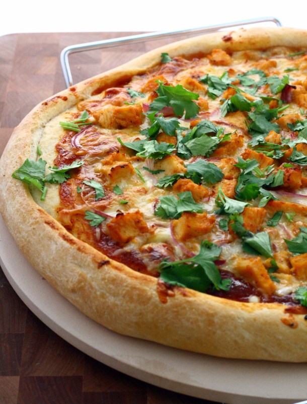 BBQ chicken pizza | doughseedough.net