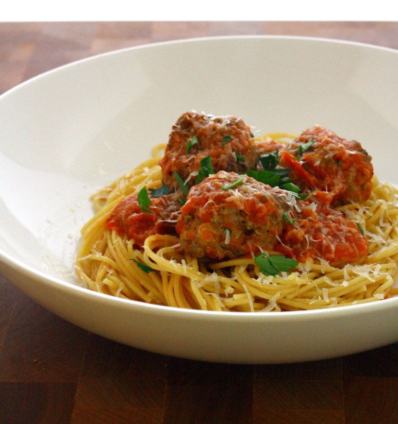 beef & ricotta meatballs