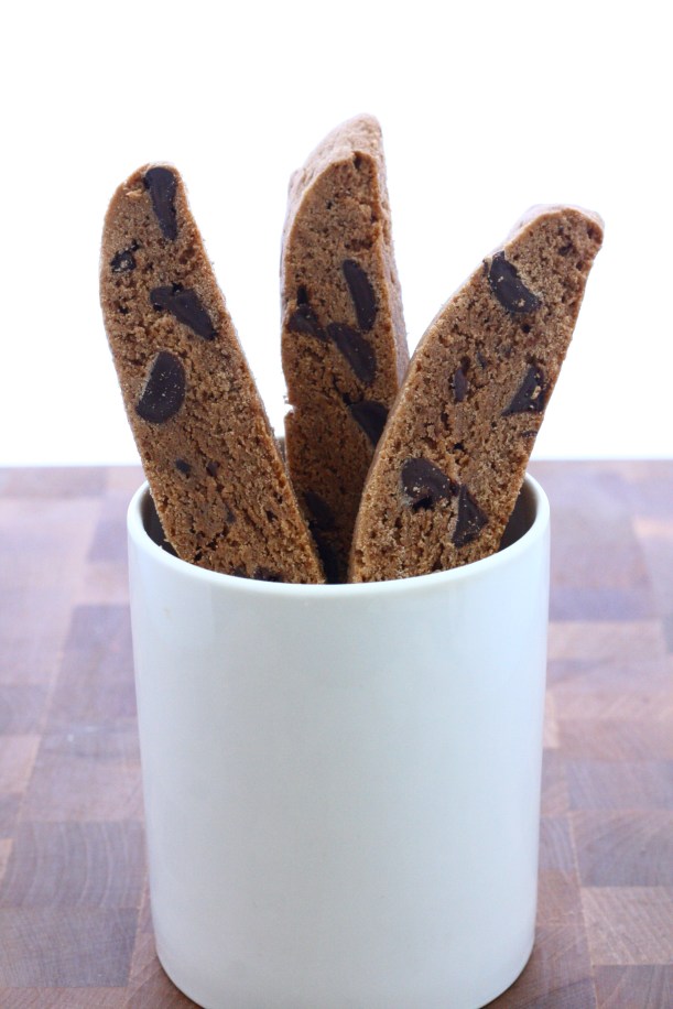 Nutella Chocolate Chip Biscotti | doughseedough.net