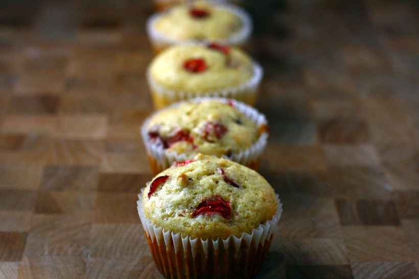 Vegan Cranberry Orange Muffins | doughseedough.net