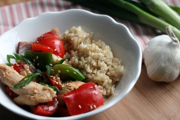 Healthy Orange Sesame Chicken | doughseedough.net