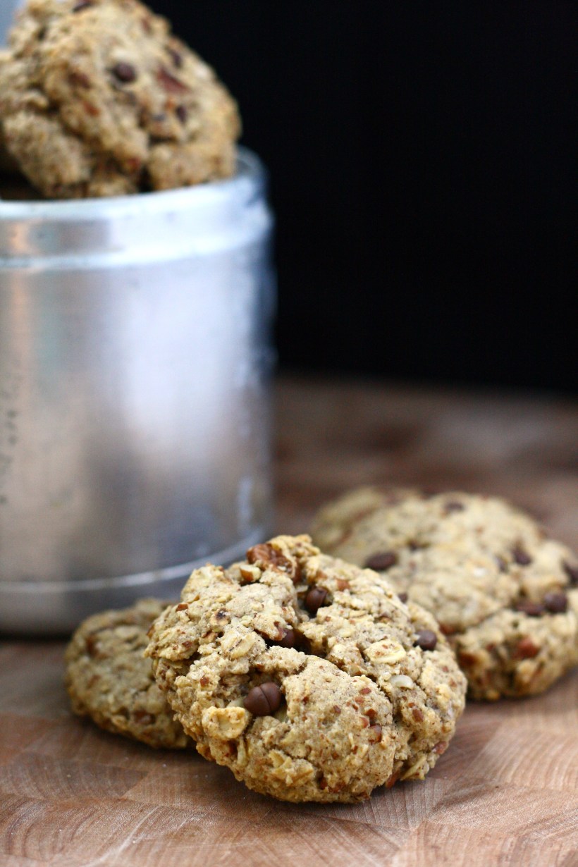 Really Freakin Awesome Vegan Oatmeal Cookies (aka Vegan Turtle Oatmeal Cookies}  | doughseedough.net