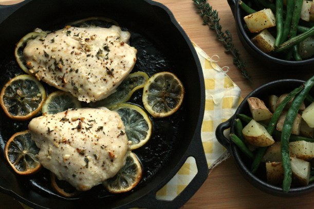 Lemon Thyme Roasted Chicken | doughseedough.net