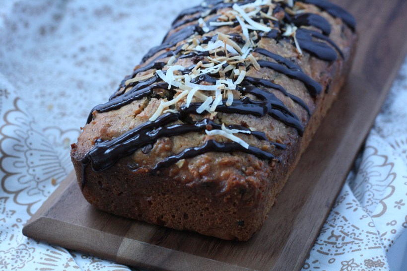 Dairy-Free Almond Joy Bread | doughseedough.net