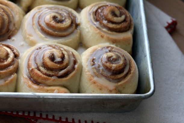 Oeey Gooey Dairy-Free CInnamon Rolls | doughseedough.net