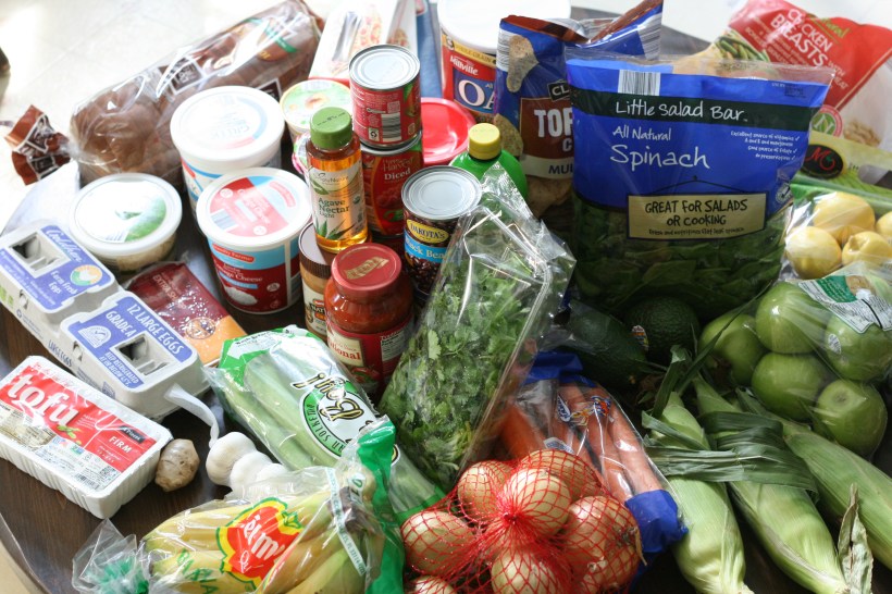 Groceries for SNAP Challenge 2014 | doughseedough.net