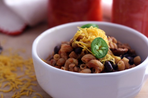 Easy Spicy Turkey Chili Mac | doughseedough.net