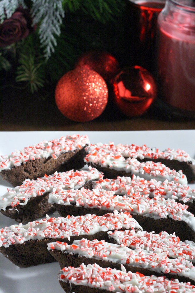 Double Chocolate Peppermint Biscotti | doughseedough.net